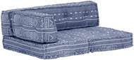 Pouffe Indigo Textile 249428 - Bean Bag