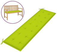 Garden bench cushion bright green 180×50×4 cm textile 314094 - Cushion
