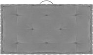Pallet and floor mat grey 73×40×7 cm cotton 324684 - Cushion