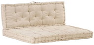 Pallet furniture pads 2 pcs cotton beige 3053637 - Cushion