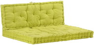 Pallet furniture pads 2 pcs cotton green 3053640 - Cushion