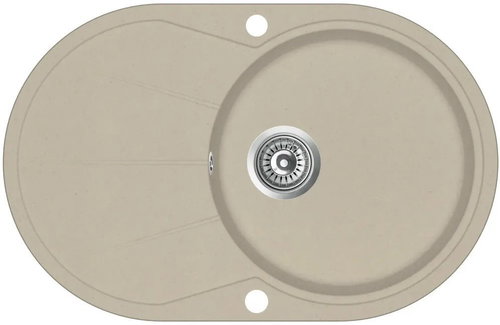 Granite Kitchen Sink, Single, Oval Beige - Granite Sink - Main image