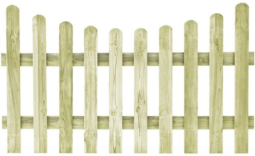 Garden gate impregnated pine 170×80 cm 45164 - Gate - Main image