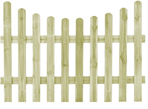 Garden gate impregnated pine 170×120 cm 45166 - Gate - Main image