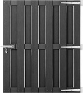Garden gate WPC 100×120 cm grey 49084 - Gate
