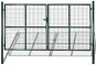 Double-leaf fence gate made of steel with powder coating 142025 - Gate