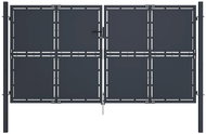 Garden Gate Steel 300×175cm Anthracite 144527 - Gate