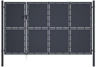 Steel Garden Gate 350×150cm Anthracite 144538 - Gate