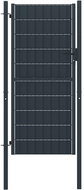 Fence gate steel 100×164 cm anthracite 145235 - Gate