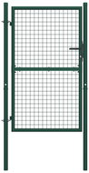 Fence gate steel 100×175 cm green 145735 - Gate