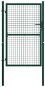 Fence gate steel 100×200 cm green 145736 - Gate