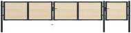 Fence Gate Steel and Spruce Wood 513×125cm 3055630 - Gate