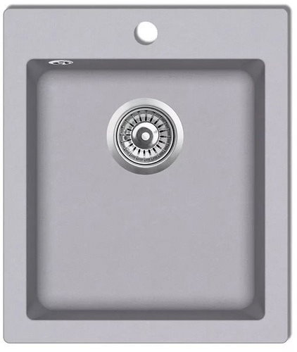 Single Granite Kitchen Sink, Grey - Granite Sink - Main image