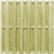 Anti-view fence piece pine 180×180 cm green 44939 - Fence Components