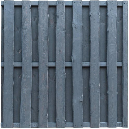 Anti-view fence piece pine 180×180 cm grey 44940 - Fence Components - Main image