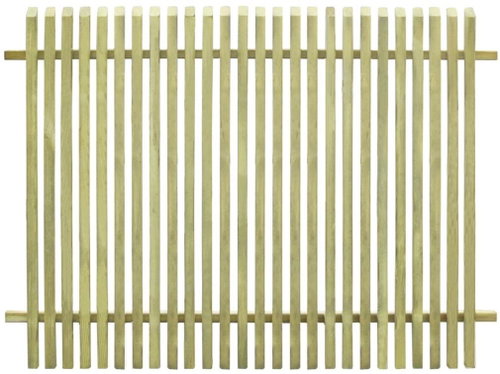 Garden fence impregnated pine 170×125 cm 45145 - Wire Mesh - Main image