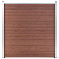 Garden fence 180×186 cm brown 49066 - Wire Mesh