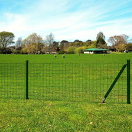 Euro fence steel 25×1,2 m green 140562 - Wire Mesh
