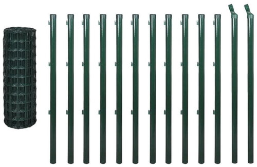 Euro fence steel 25×1,2 m green 140570 - Wire Mesh - Main image