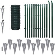 Euro fence steel 25 × 1 m green 142388 - Metal Fence