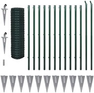 Euro fence steel 25×1,5 m green 142390 - Wire Mesh