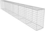 Gabion wall with cover galvanized steel 600×50×100 cm 142530 - Wire Mesh