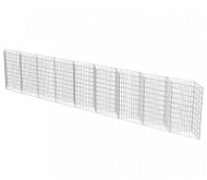 Galvanized steel gabion wall 630×30×100 cm 143573 - Wire Mesh