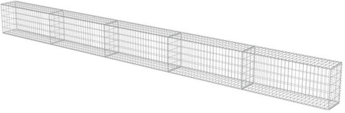 Gabion wall with galvanized steel lids 600×30×50 cm 143583 - Wire Mesh - Main image