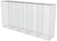 Gabion wall with galvanized steel lids 300×50×150 cm 143593 - Wire Mesh