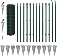 Euro fence steel 25 × 1.7 m green 145765 - Metal Fence