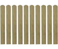 30 pcs impregnated wood fence posts 80 cm 276467 - Wire Mesh