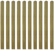 30 pcs impregnated wood fences 120 cm 276471 - Wire Mesh