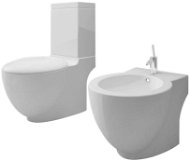 Ceramic toilet and bidet white 270566 - Toilet Combi