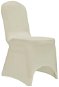 Stretch chair covers cream 12 pcs 279092 - Chair Cover