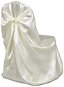 Chair covers for wedding reception 12 pcs cream 279095 - Chair Cover