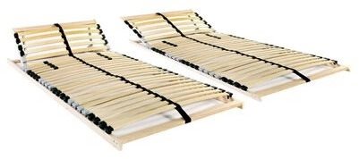 Bed slats 2 pcs 28 slats 7 zones 70×200 cm 3051415 - Bed Base - Main image