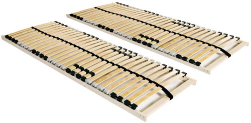 Bed slats 2 pcs 28 slats 7 zones 70×200 cm 3051416 - Bed Base - Main image