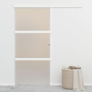 Sliding door with soft stops ESG glass 102,5x205cm silver 288057 - Interior Door