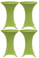 Stretchable table cover 4 pcs 60 cm green 279087 - Table Cover