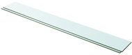 Shelf plates 2 pcs glass clear 100×12 cm 3051582 - Shelf Board
