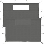Side walls for party tent with windows 2 pcs anthracite 3070419 - Tent Wall