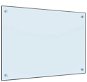 Kuchynský panel biely 70 × 50 cm tvrdené sklo - Panel za kuchynskú linku