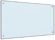 Kuchynský panel biely, 90 × 50 cm, tvrdené sklo - Panel za kuchynskú linku