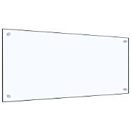 Kitchen panel transparent 90×40 cm tempered glass - Kitchen Backsplash