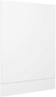 Dishwasher panel white 45×3×67 cm chipboard 802554 - Dishwasher Panel