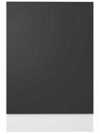 Dishwasher panel grey 45×3×67 cm chipboard 802556 - Dishwasher Panel