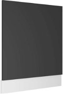 Dishwasher panel grey 59,5×3×67 cm chipboard 802564 - Dishwasher Panel