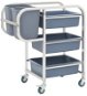 Kitchen trolley with plastic containers 87×43,5×92 cm 50918 - Food Serving Trolley