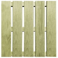 18 pcs Terrace tiles 50×50 cm wood green 276431 - WPC Tiles