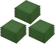Anti-fall tiles 18 pcs rubber 50×50×3 cm green 3053181 - WPC Tiles